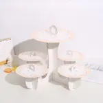 5 Plates Cupcake Display Stand Cake Holder Cupcake stand ( Peach )