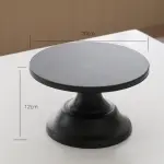 1 pcs Black Iron Matt Cake stand
