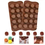 15 Cavity Round Cylinder Silicon Chocolate Mould