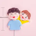 Father Daughter cake Toy topper
