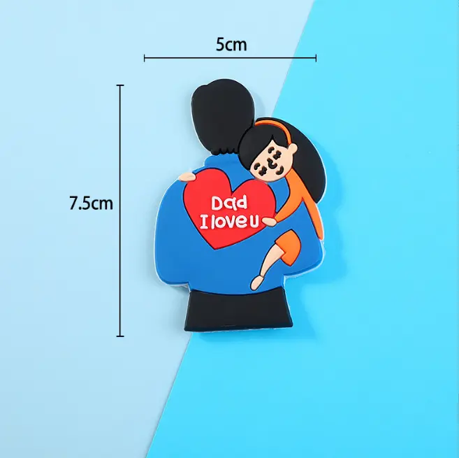 Dad i love you Father Daughter Love cake Toy topper