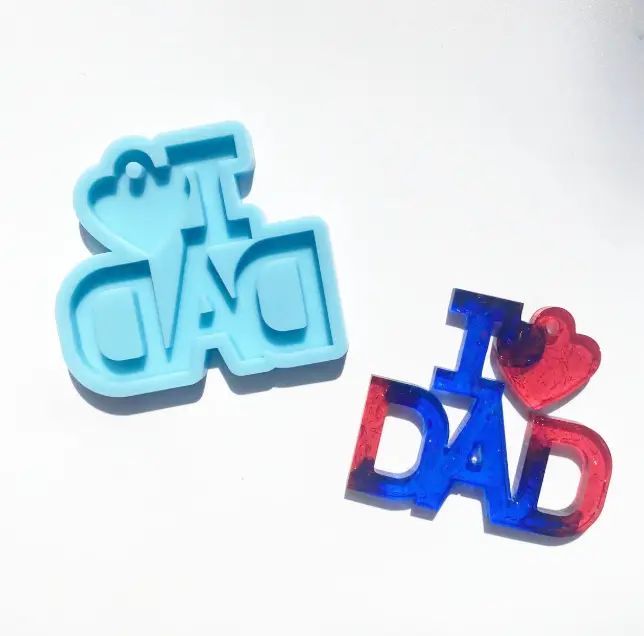 I Love dad silicone Mould