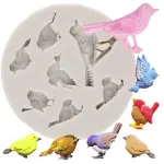 7 cavity Bird Silicone mould