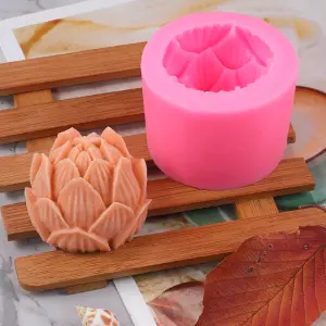 3D Lotus Flower Silicone Mould for Resin,soaps ,Candle Mould