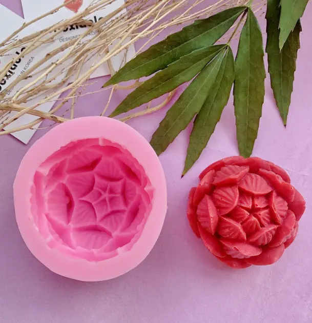 3D Lotus Flower Silicone Mould for Resin,soaps ,Candle Mould