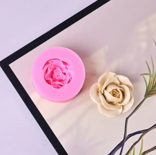 3D Rose Flower Silicone Mould for Resin,soaps ,Candle Mould