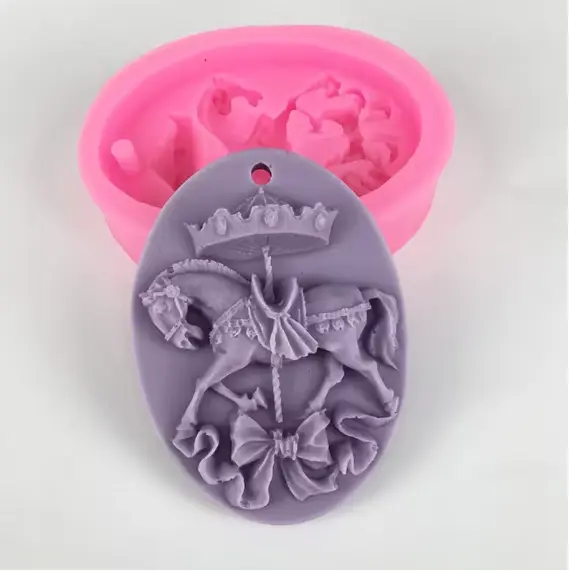 Carousel Horse Merry-Go-Round Silicone Mould