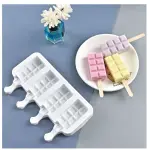 4 Cavity Rectangle ice cream theme Silicone Popsicle Cakesicle Mould