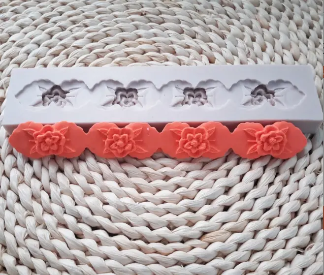 Rose flower theme Border mould