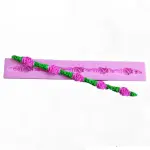 Rose Lace Border silicone mould