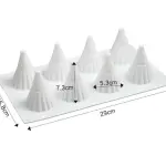 8 Cavity Tree Shape Silicon Muffin Silicon Mould
