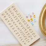 Alphabet Upper case Silicone Mould Style 7