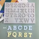 Alphabet Upper case Silicone Mould Style 8