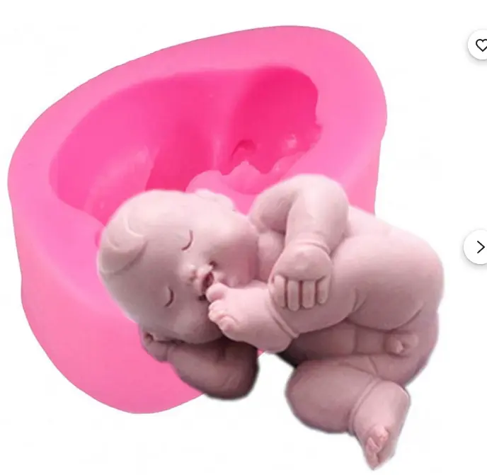 Sleeping Baby Boy silicone Mould