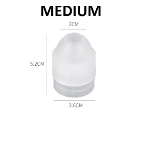 Plastic Coupler for Icing Bag - Medium