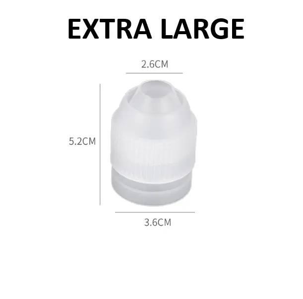 Plastic Coupler for Icing Bag - EXTRA LARGE