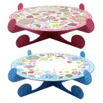 1 pcs Cake Cupcake printed flower Cardboard Stand