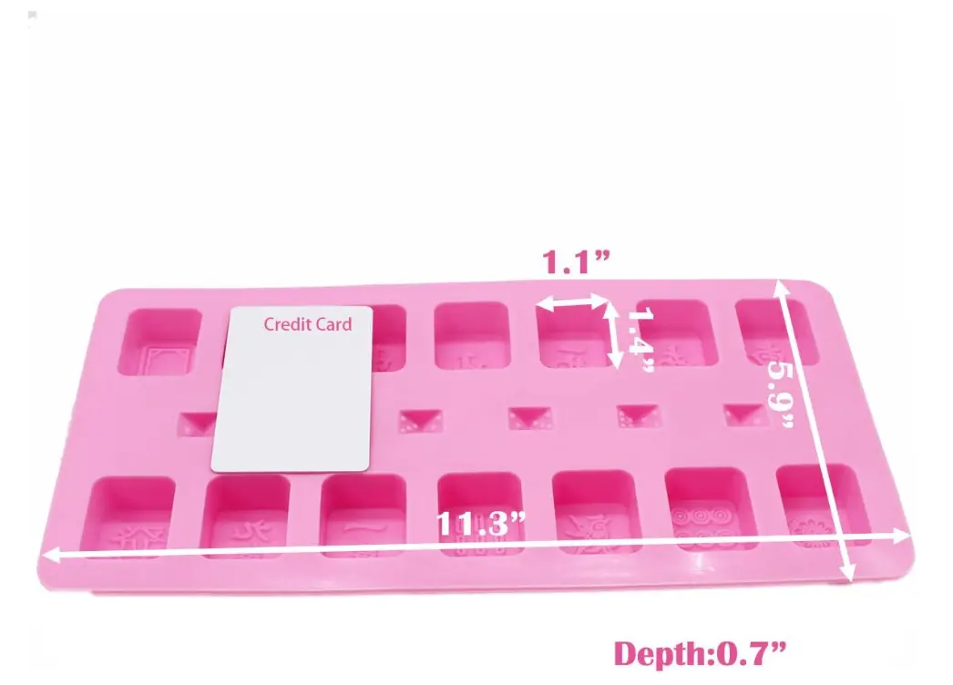 Chinese Game Mahjong Dice Silicone Mould
