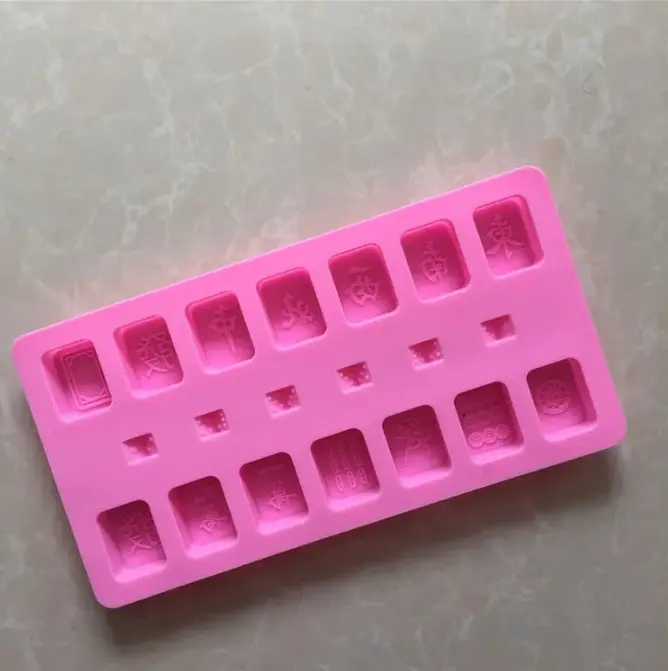 Chinese Game Mahjong Dice Silicone Mould