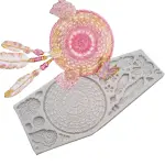 Dream catcher feather texture silicone Mould