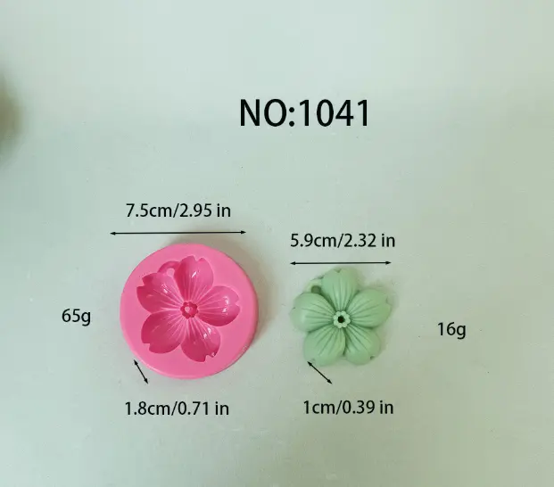 3D Cherry Blossom Flower Silicone Mould for Resin,soaps ,Candle Mould