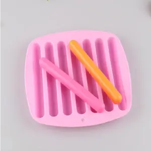 7 Cavity KitKat long stick Silicone Mould for Cheesecake/Chocolate/Jelly/Soap/Candle
