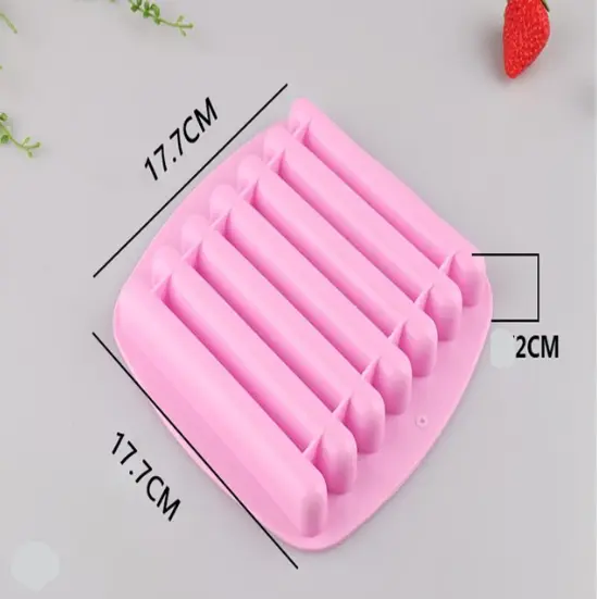 7 Cavity KitKat long stick Silicone Mould for Cheesecake/Chocolate/Jelly/Soap/Candle