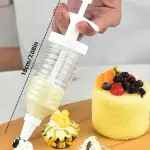 Cake Decor Plastic Icing Piping Syringe Tips 1 PCS Cake Decoration 8 pcs Nozzle Set