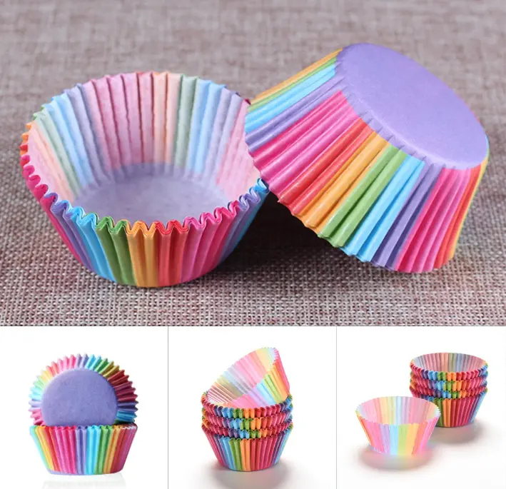100 pcs Colorful Unicorn theme Cake Cups / Muffin Cups
