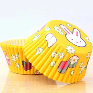 100 pcs Easter Bunny theme Cake Cups / Muffin Cups