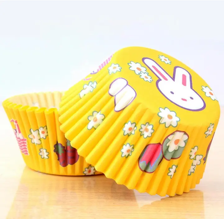 100 pcs Easter Bunny theme Cake Cups / Muffin Cups