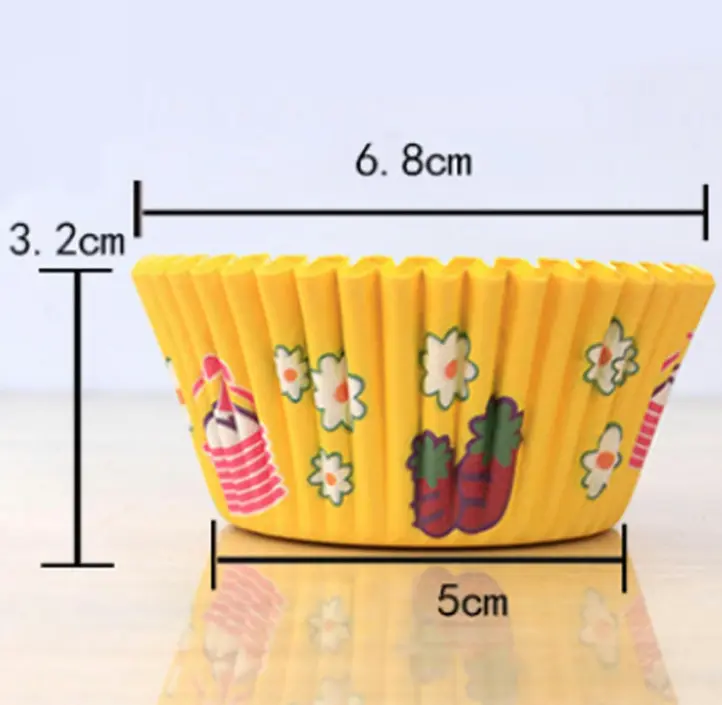 100 pcs Easter Bunny theme Cake Cups / Muffin Cups