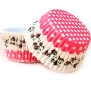 100 pcs Floral theme Cake Cups / Muffin Cups