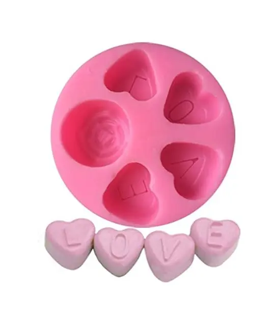 Deep Love Heart Silicone Mould