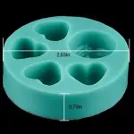 Deep Love Heart Silicone Mould