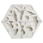Rabbit Bird owl theme silicone mould