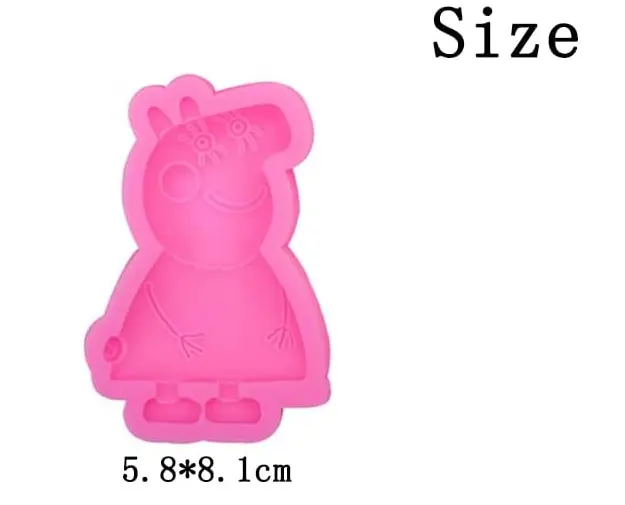 1 Cavity Peppa Pig mom cartoon silicone mould style 4