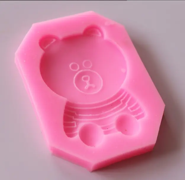 Teddy Bear silicone mould style 4