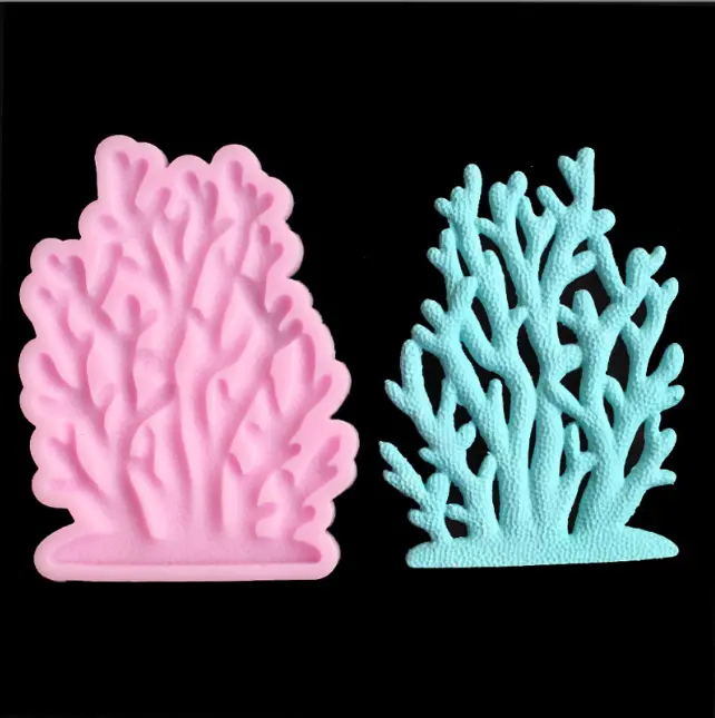 Large Ocean Sea Coral Seaweed Coral Silicone Mould