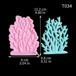 Large Ocean Sea Coral Seaweed Coral Silicone Mould