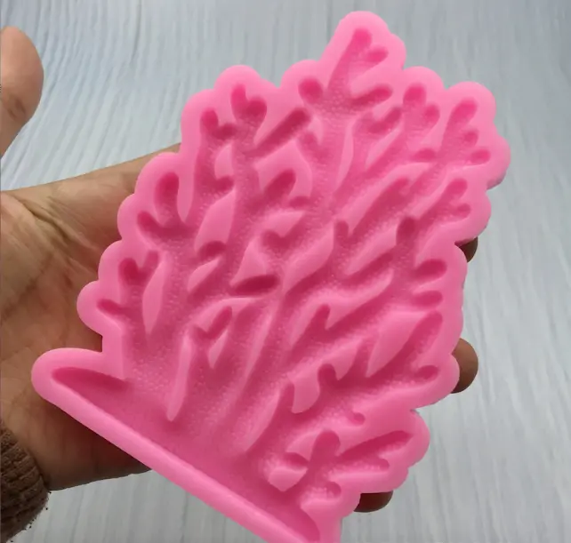 Large Ocean Sea Coral Seaweed Coral Silicone Mould