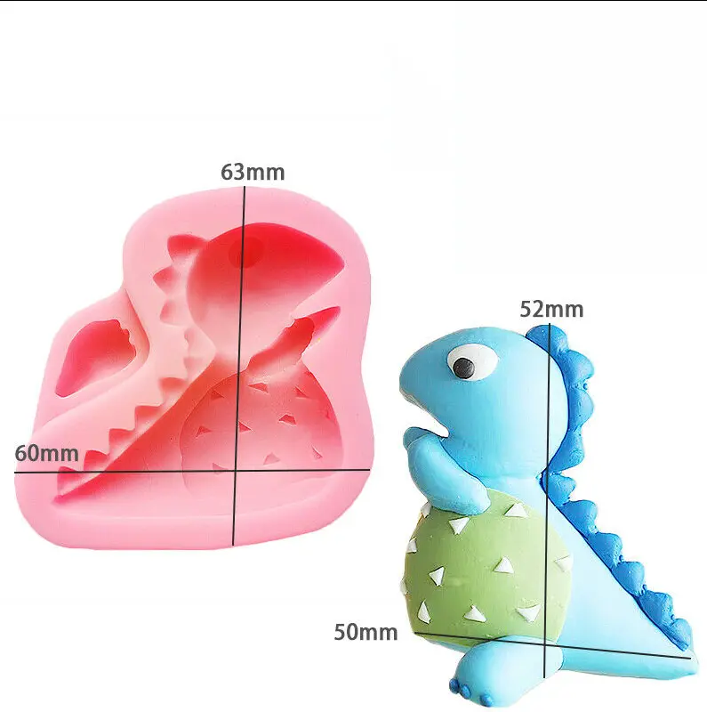Cute Dinosaur silicone mould style 18