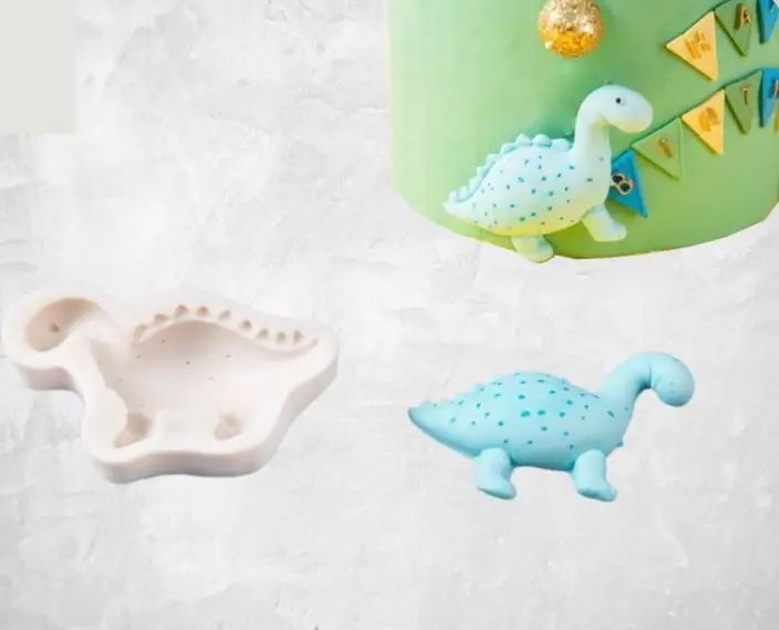 Cute Dinosaur silicone mould style 5