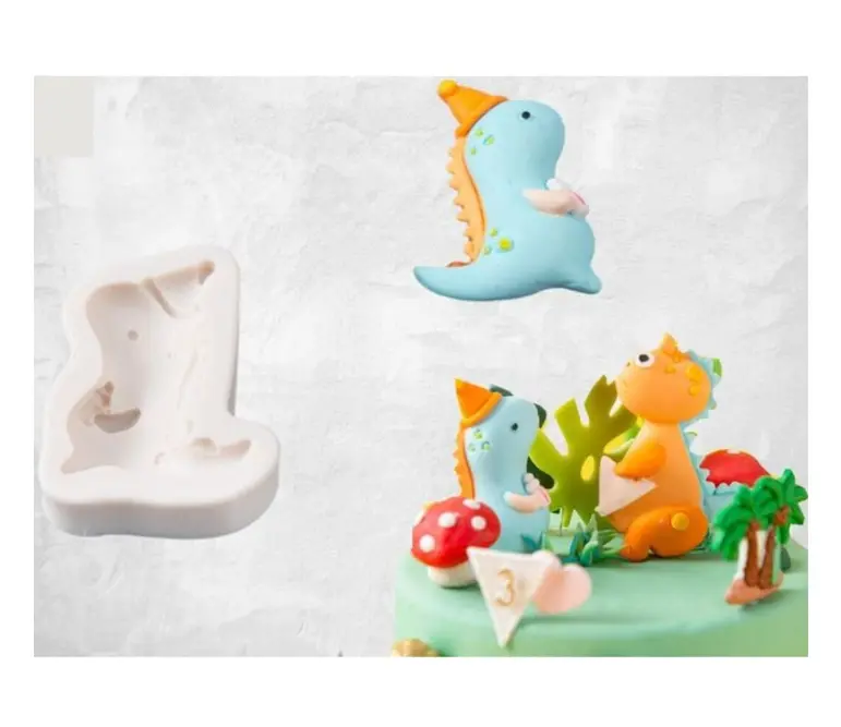 Cute Dinosaur silicone mould style 19