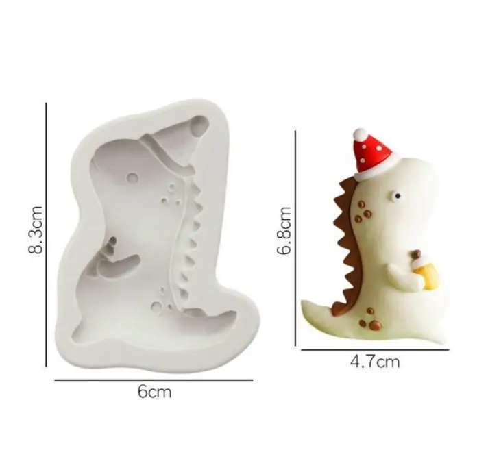Cute Dinosaur silicone mould style 19