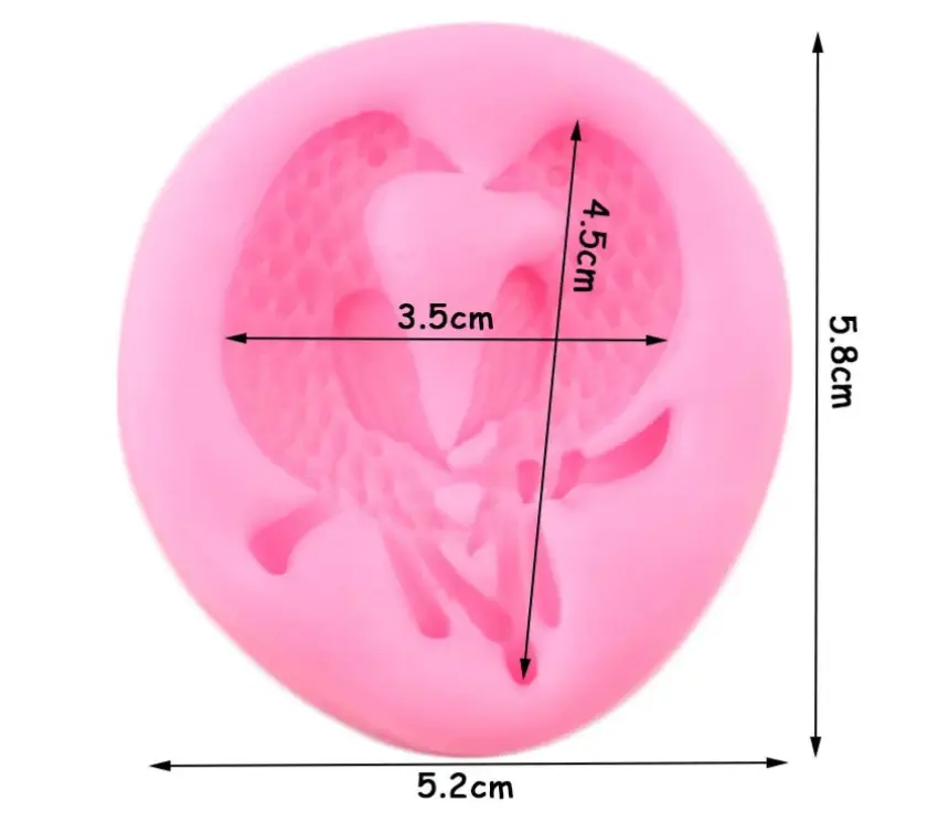 2 Birds on Single Branch silicone mould