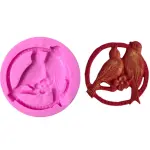 Couple bird Silicone mould