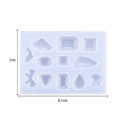Jewelry Gems silicone mould Style 2