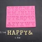 Alphabet Upper case Dotted theme Silicone Mould Style 10