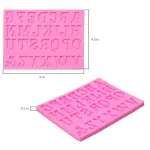 Alphabet Upper case Dotted theme Silicone Mould Style 10